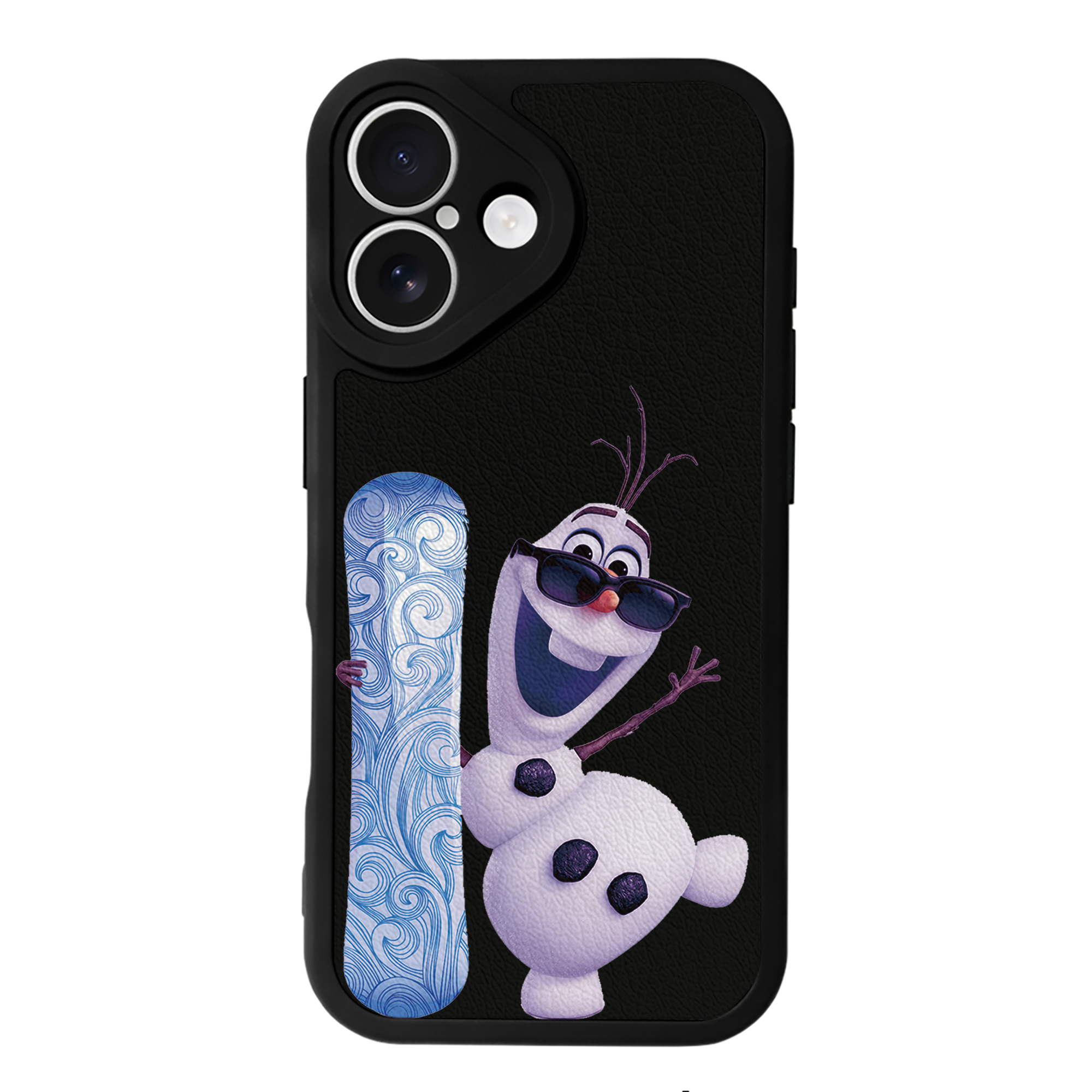 （画像用） アナと雪の女王 アンナ エルサ Frozen Anna Elsa 【iPhone 16シリーズ対応】シリコンスマホケース（レザー調） 材質：シリコン